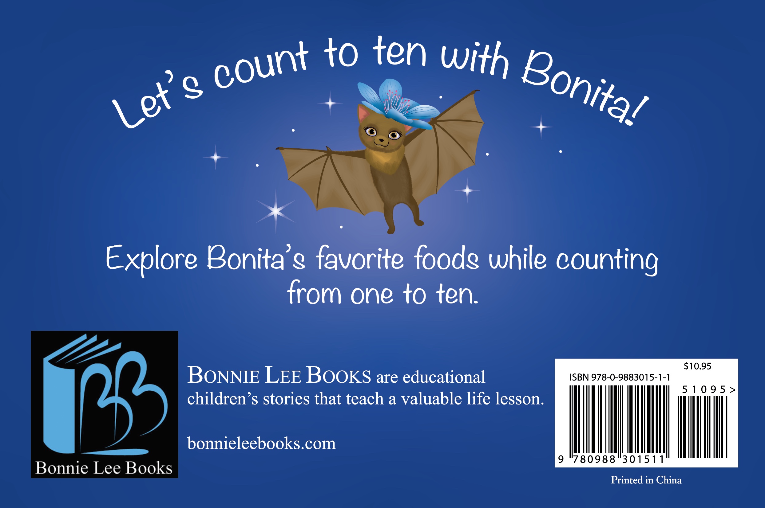slide 6 Bonita the Fruit Bat Counts to Ten!
